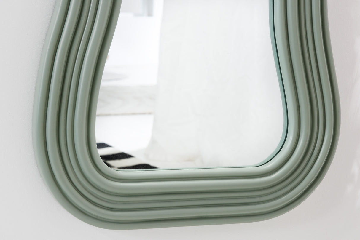 Wall mirror ALICE II 100cm sage green