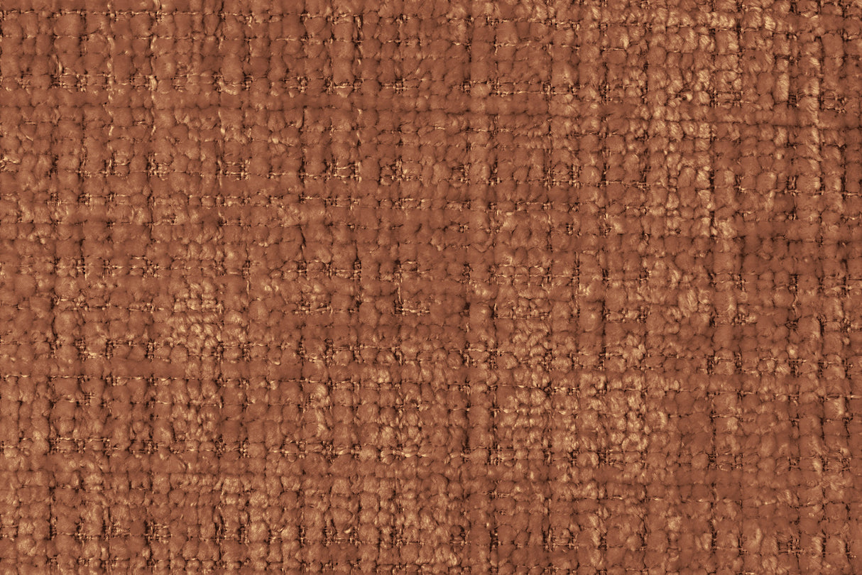 Drehstuhl BIG GEORGE mit Armlehnen, Chenille-Stoff, rostbraun, drehbar