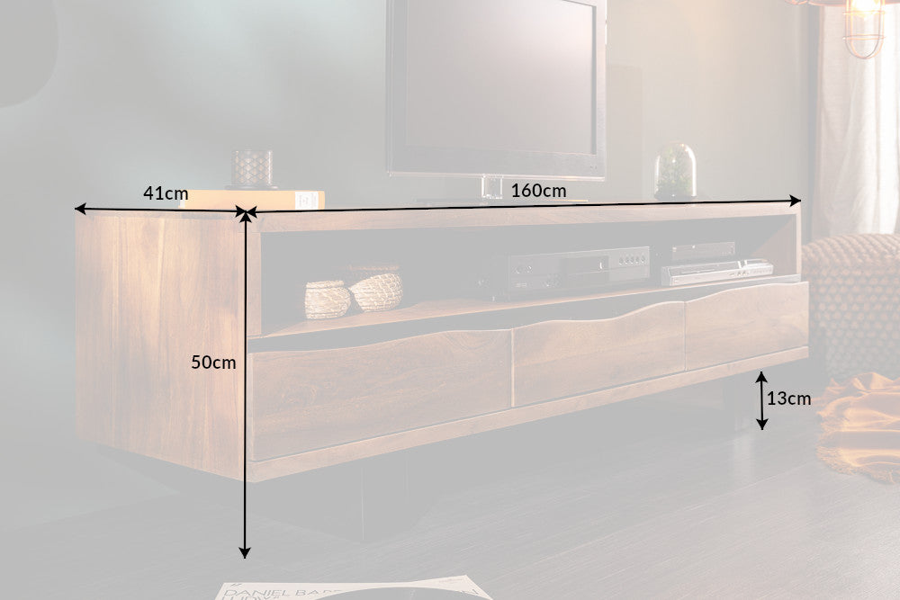 TV-Board MAMMUT 160cm Akazie Honigoptik