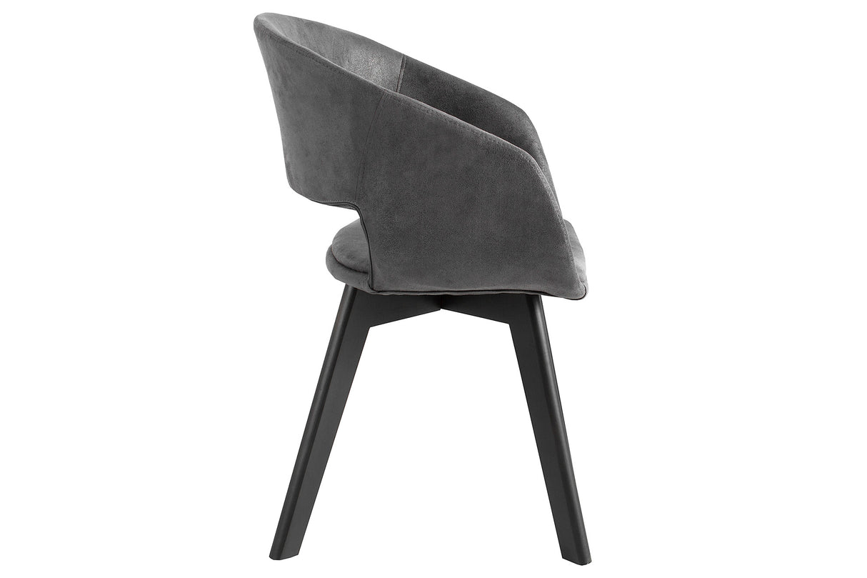 Stuhl NORDIC STAR Mikrofaser antikgrau