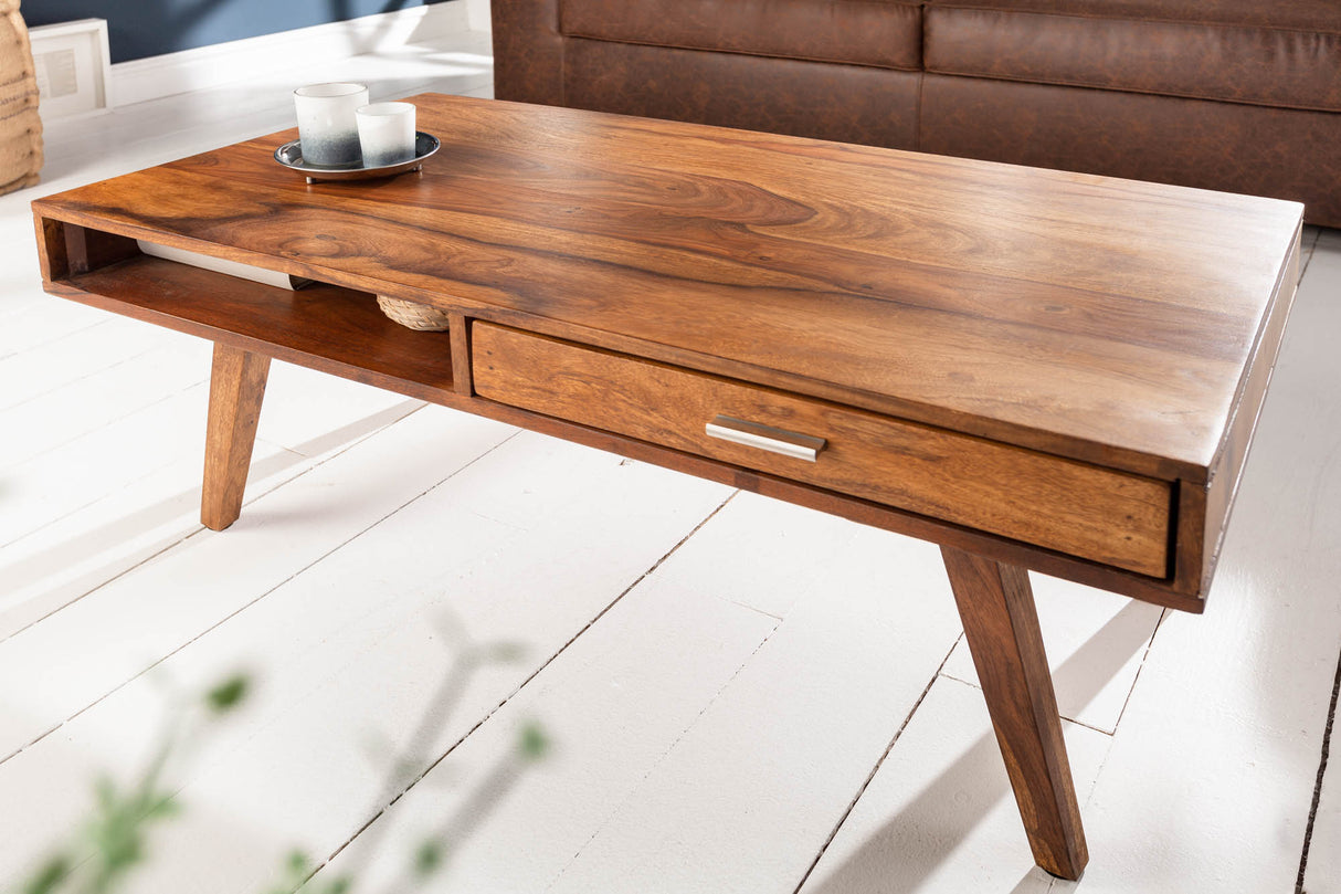 Couchtisch RETRO 100cm Sheesham Holz