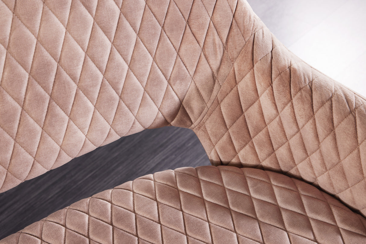 Bank PARIS 160cm Samt Champagner Greige