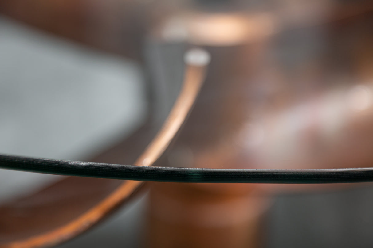 Glasplatte Ø 105cm rund für Esstische 8mm Hartglas