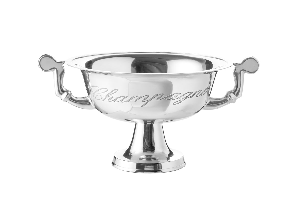 Champagne bucket CHAMPAGNE 40cm aluminium silver
