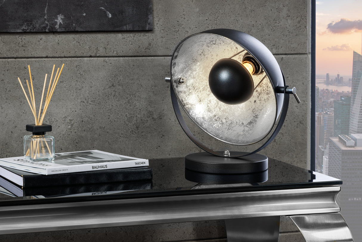 Table lamp STUDIO 40cm black silver