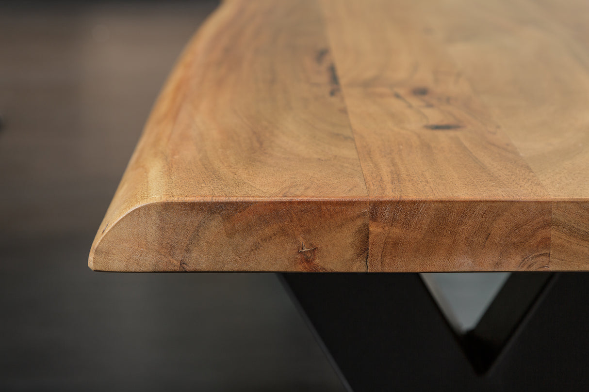 Bench MAMMUT 200cm X-legs 35mm massive acacia wood