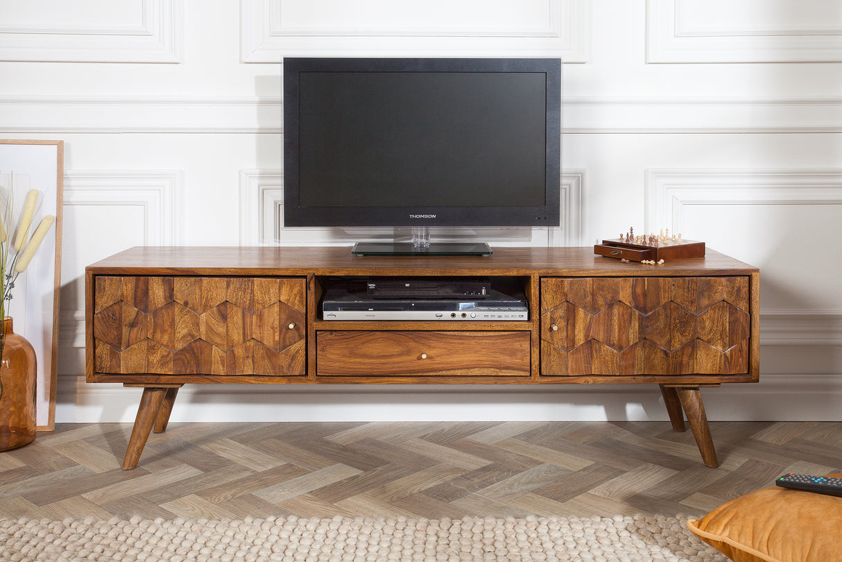 TV-Board MYSTIC LIVING 140cm Sheesham Holz natur