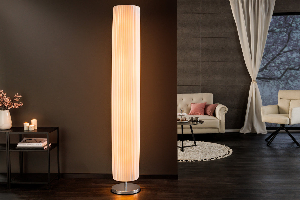 Floor lamp SALONE 195cm white latex