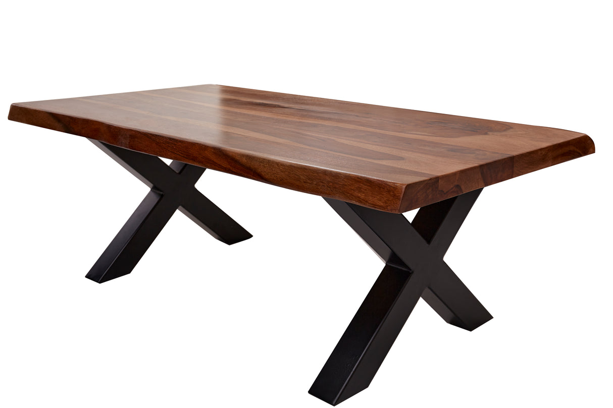 Coffee table AMAZONAS 110cm X-legs sheesham wood