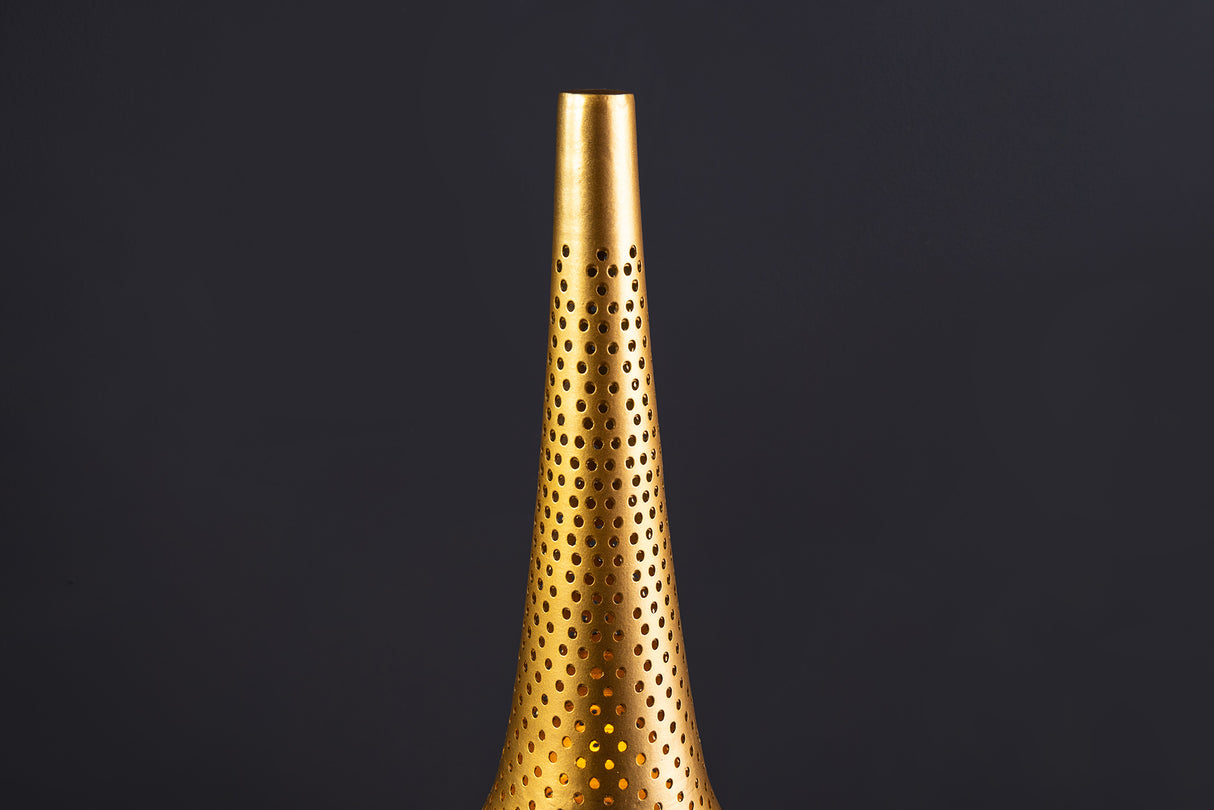 Floor lamp ORIENT LIVING 50cm iron w/ gold decor