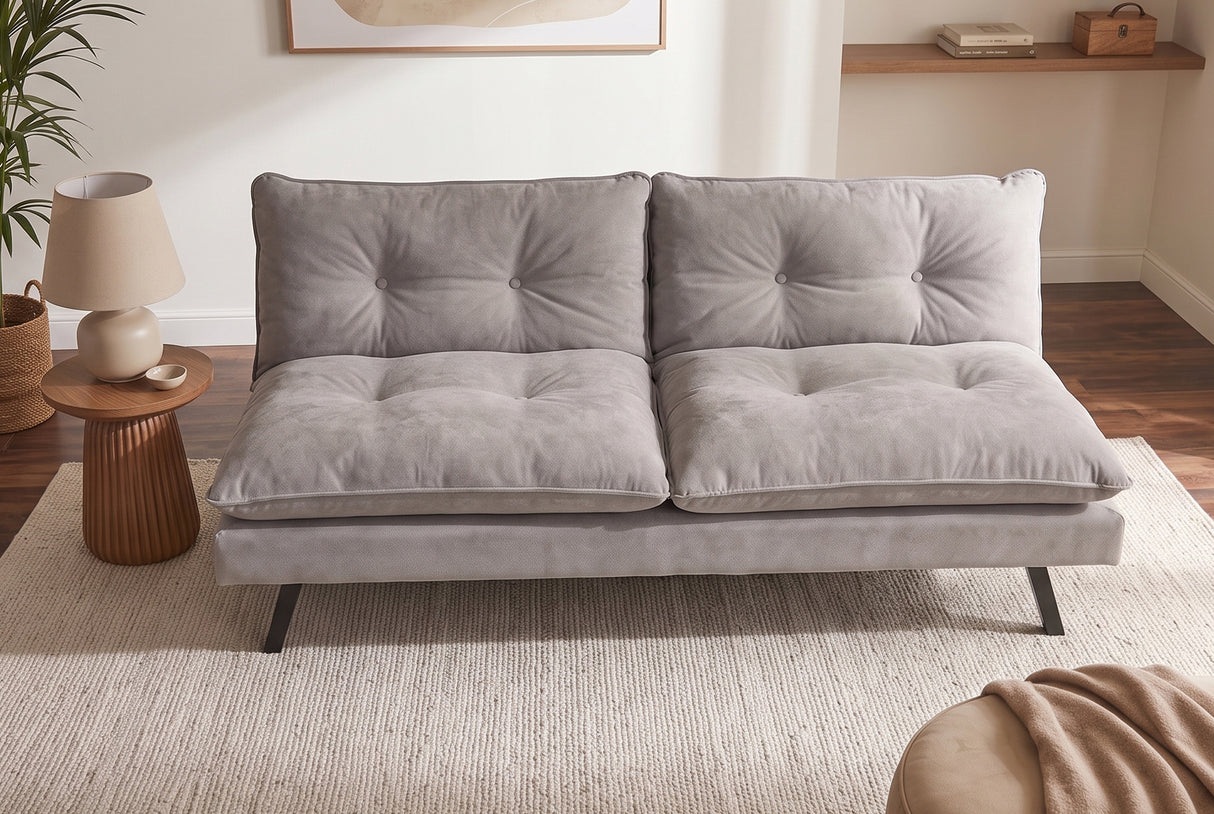 Schlafsofa COCOONING 190 cm 3-Sitzer Chenille beige