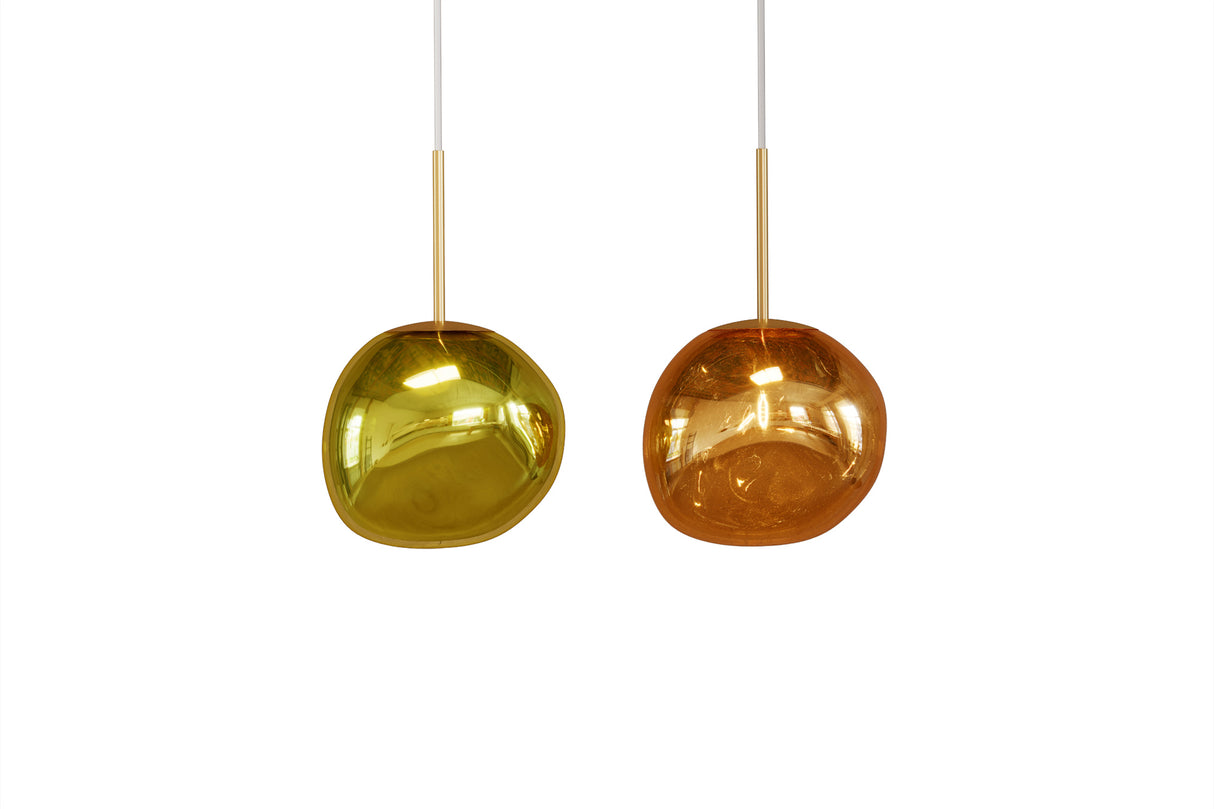 Pendelleuchte LIQUID DIAMOND 20cm Glas gold