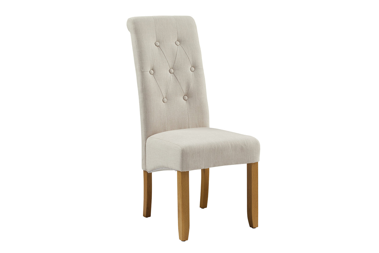 Sessel CASA mit Nackenkissen Flachgewebe beige
