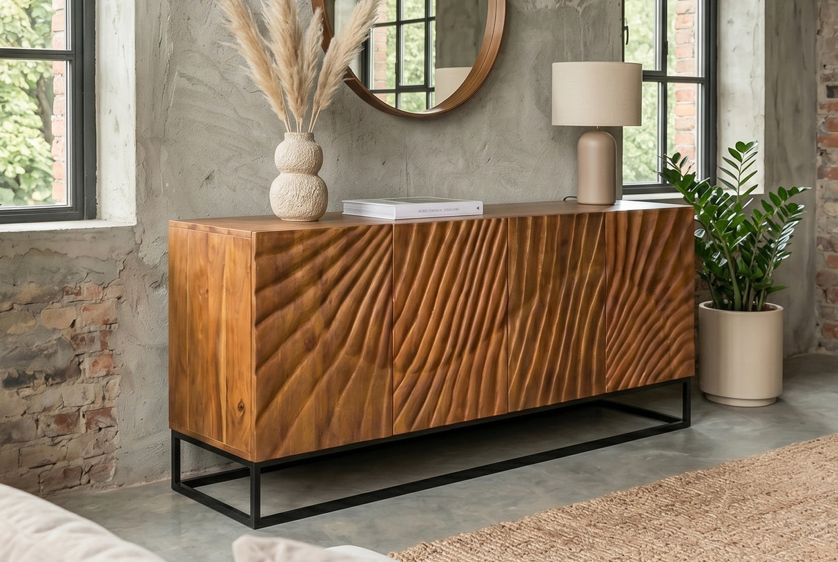 Sideboard SCORPION 180cm 3D mango brown
