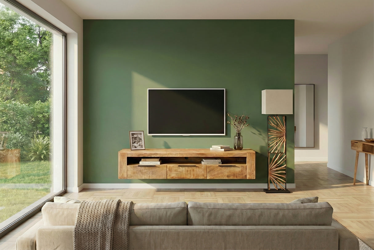 TV-Board IRON CRAFT 160cm hanging mango wood natural
