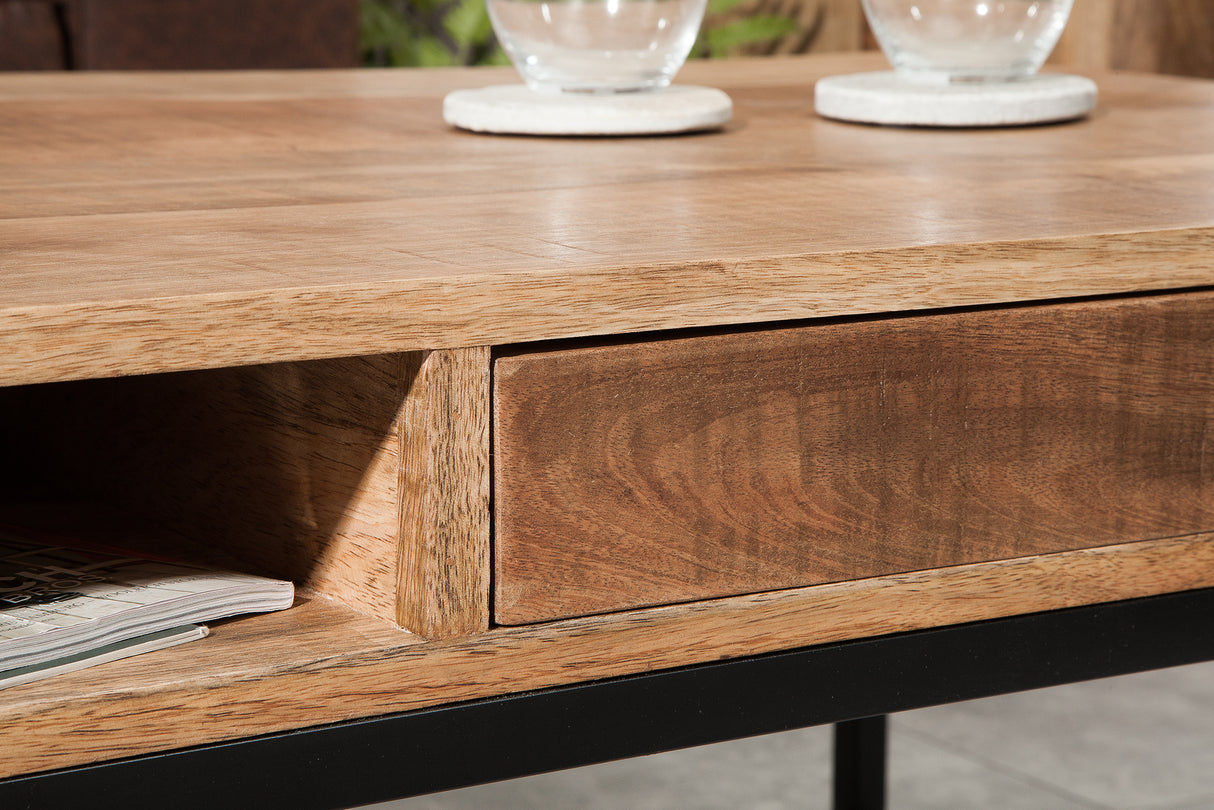 Coffee table IRON CRAFT 100cm mango natural