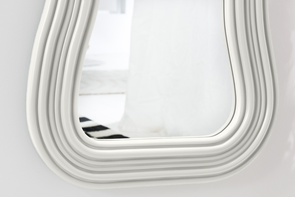 Wall mirror ALICE II 100cm white