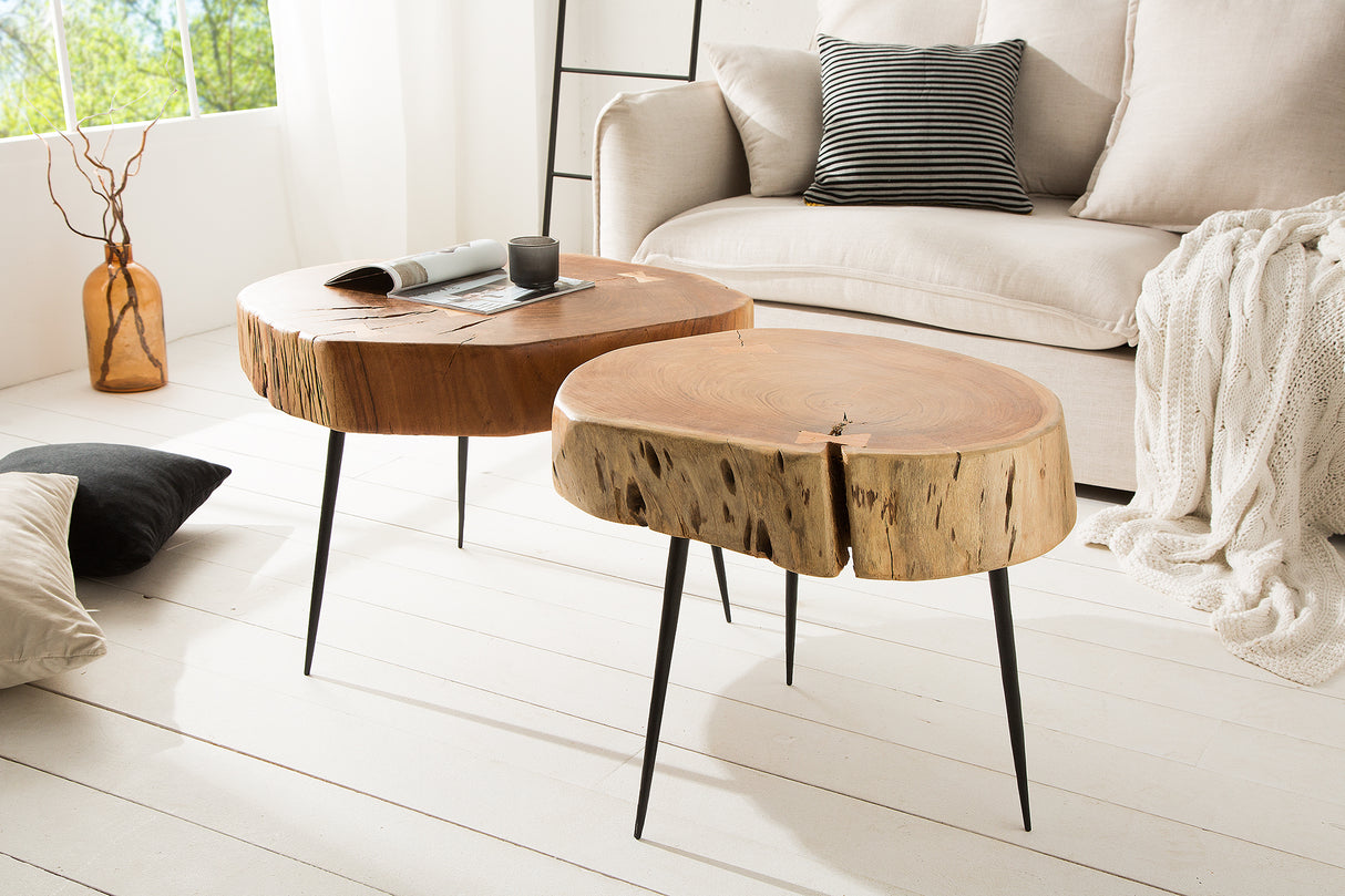 Coffee table GOA 60cm massive acacia wood