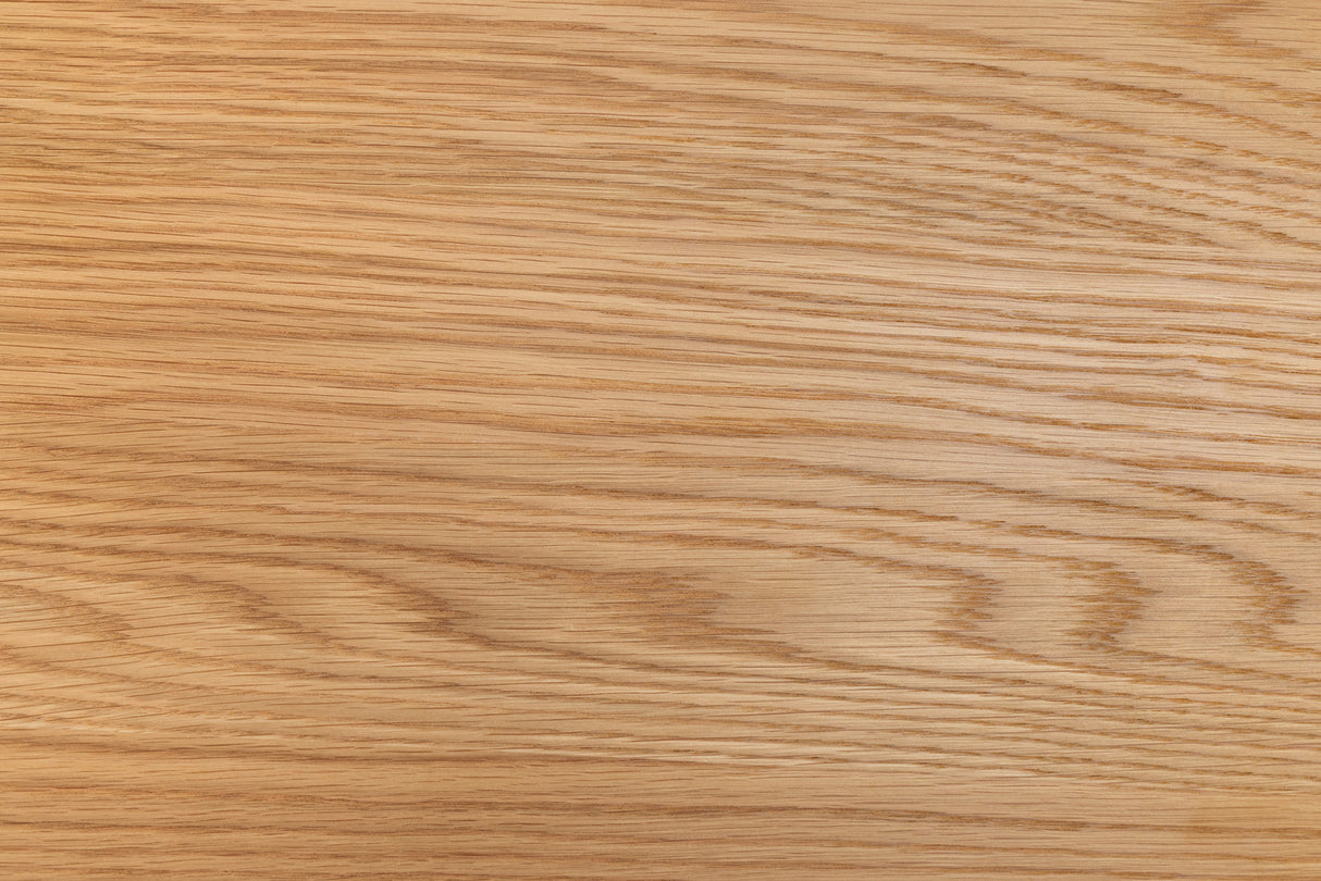 Bedside table ATELIER 55cm natural oak wood look w/ black legs