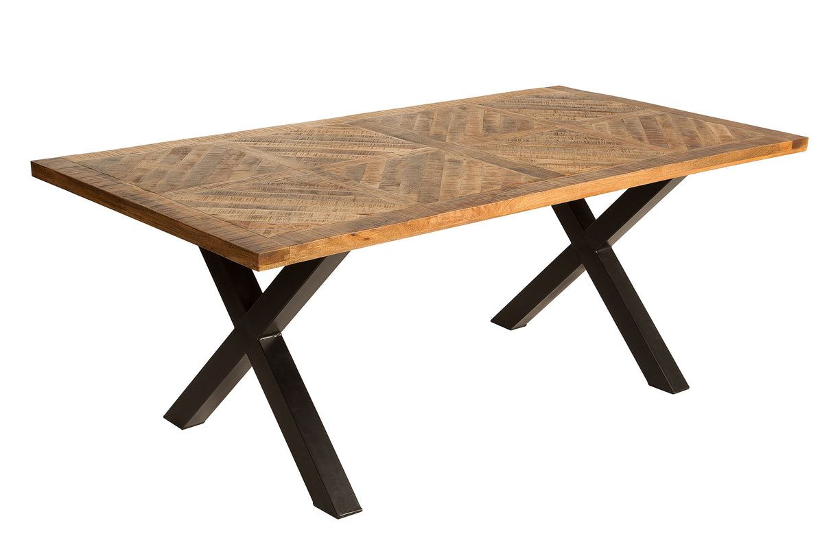 Esstisch INFINITY HOME 160cm X-Beine Mango natur
