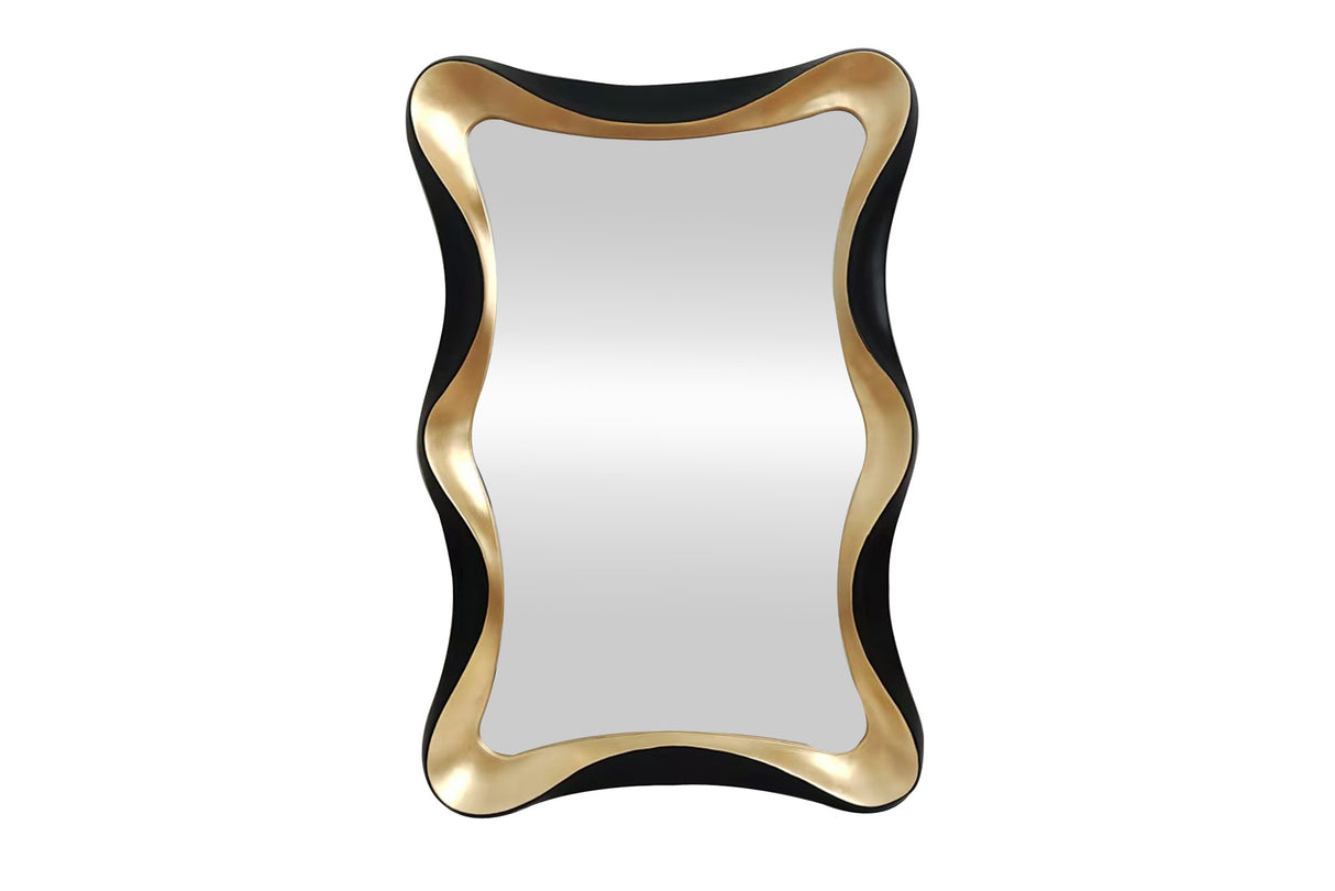 Wall mirror ALICE 120cm black gold