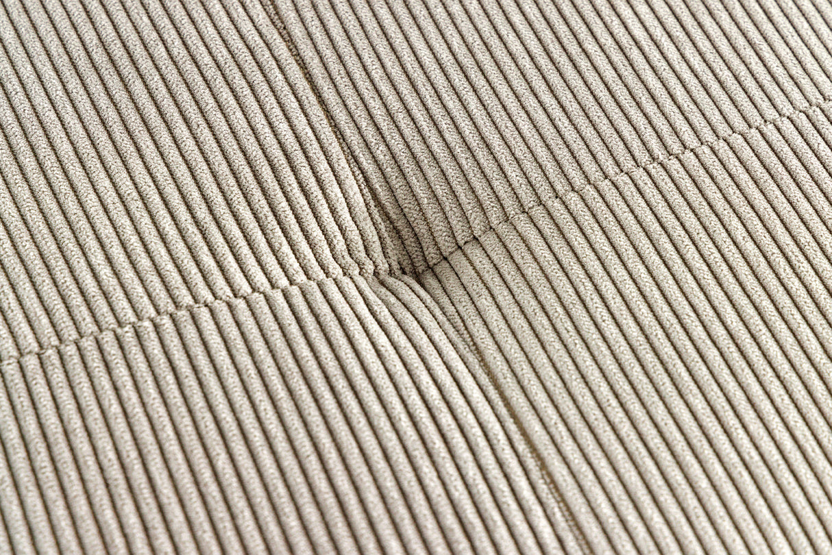 Bank BOUTIQUE 100cm Cord hellgrau