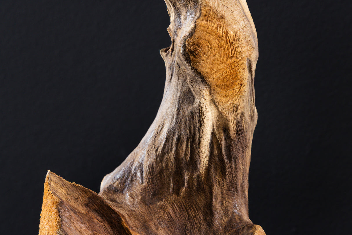 Ornament FLAMME 30-40cm Teakholz