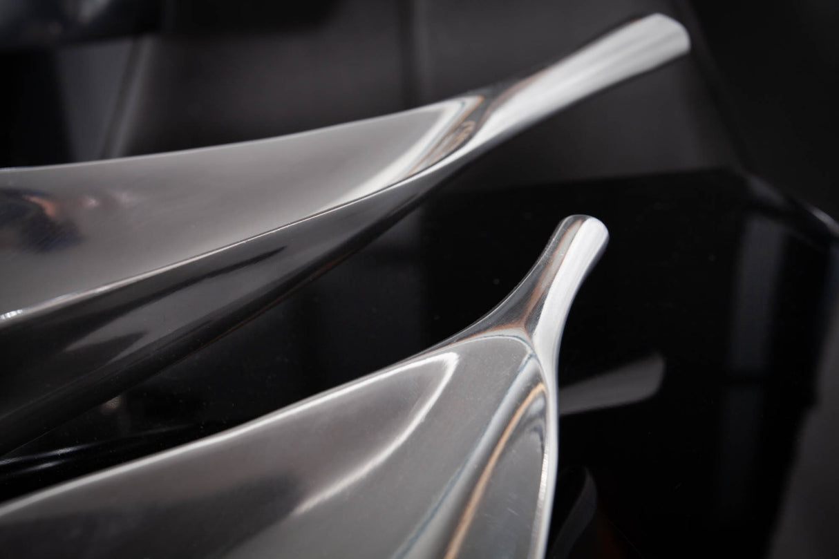 Bowl SILVER LEAF 80cm silver