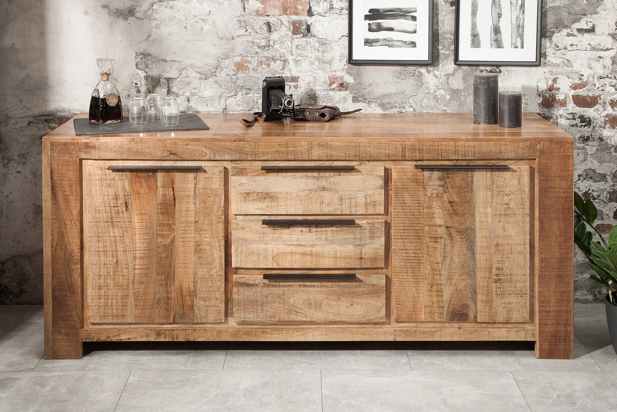 Sideboard IRON CRAFT 175cm Mango Natur Industriestil