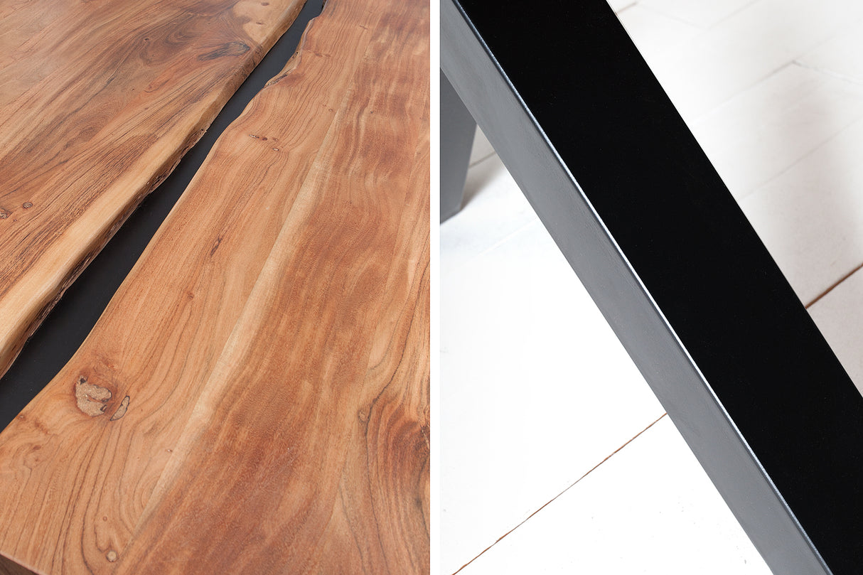 Dining table AMAZONAS 200cm X-legs acacia wood