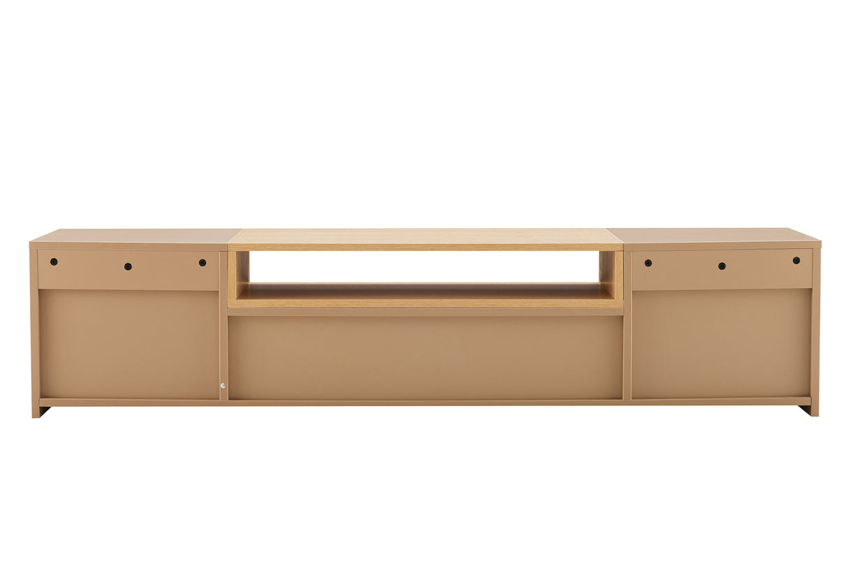 TV-Wand LOFT 160 cm hängend naturgrau