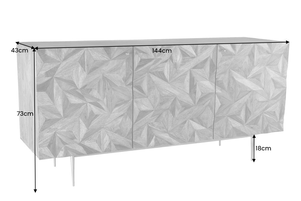 Sideboard ALPINE 150cm sheesham wood