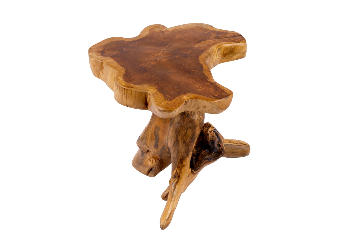 Beistelltisch ROOT 40cm massives Teakholz