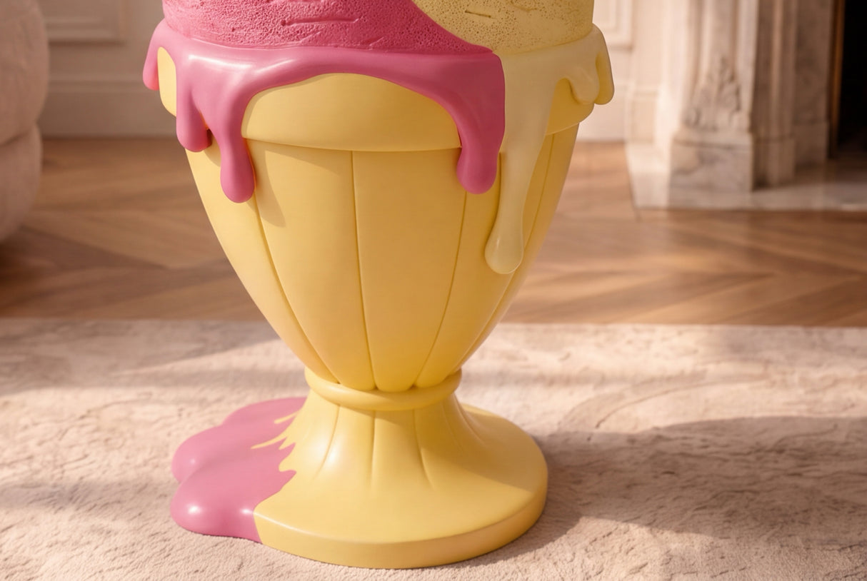 Beistelltisch SWEET SOCIETY Sundae 65 cm pastellgelb