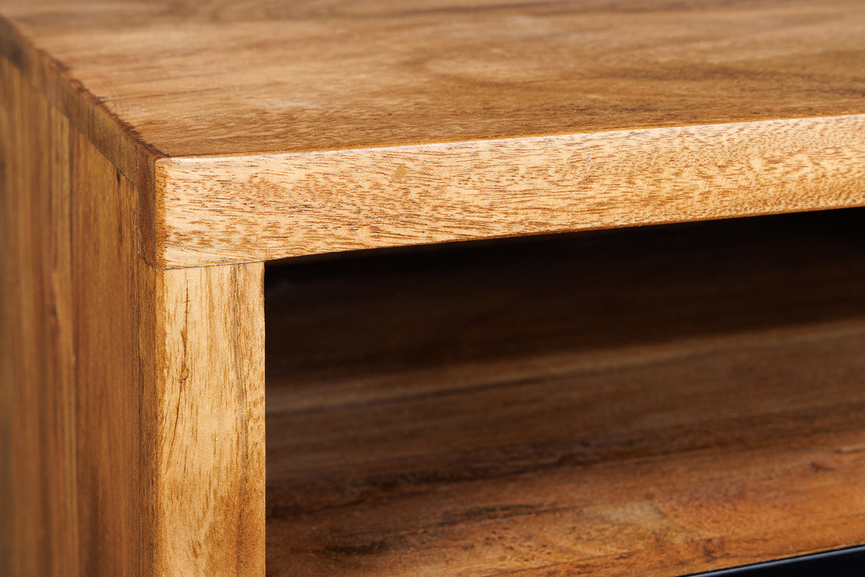 TV-Board MAMMUT 160cm hängend Akazienholz honigfarben