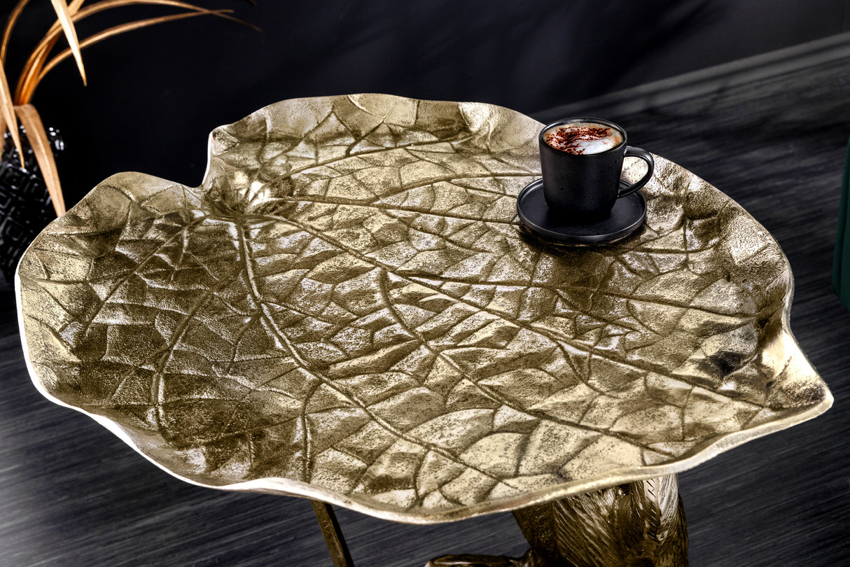 Side table WILDLIFE MONKEY 55cm antique gold