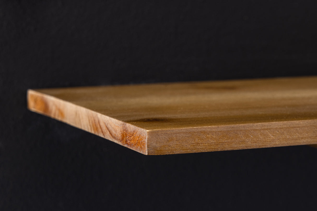 Wall shelf HERITAGE 75cm iron nature pinewood