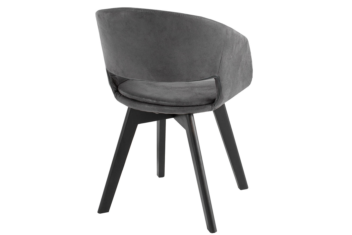 Stuhl NORDIC STAR Mikrofaser antikgrau