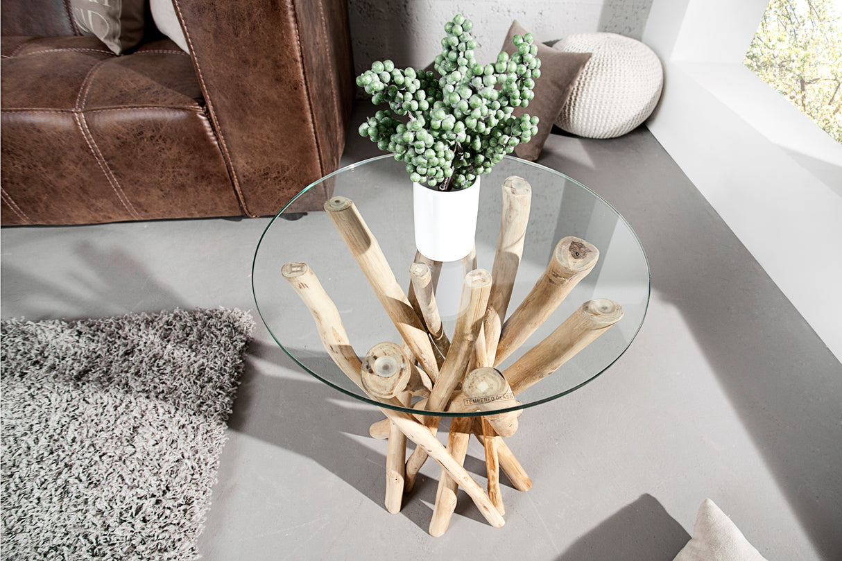 Beistelltisch DRIFTWOOD 35cm Gestell ohne Glasplatte