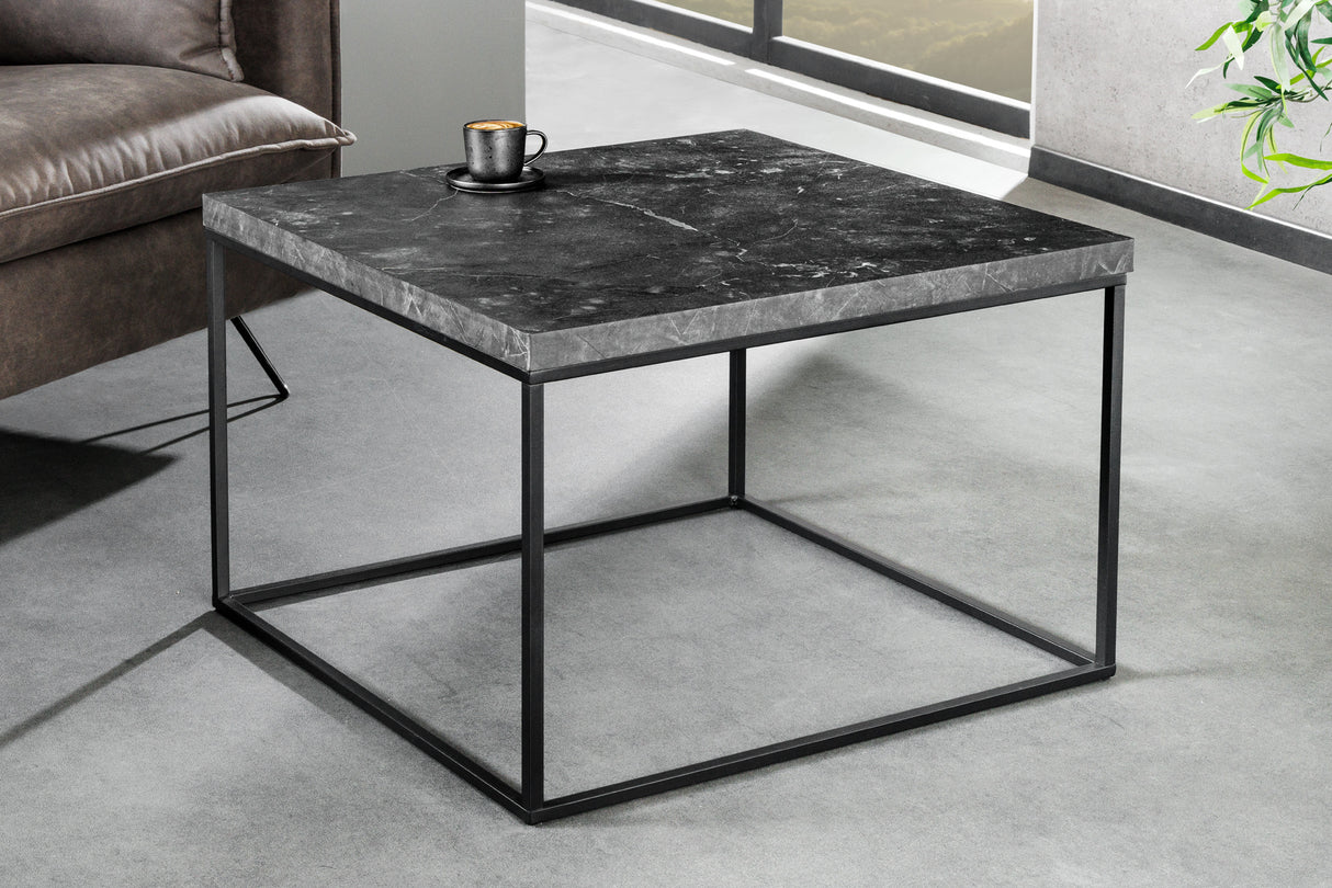 Couchtisch ARCHITECTURE 60cm anthrazit Marmoroptik