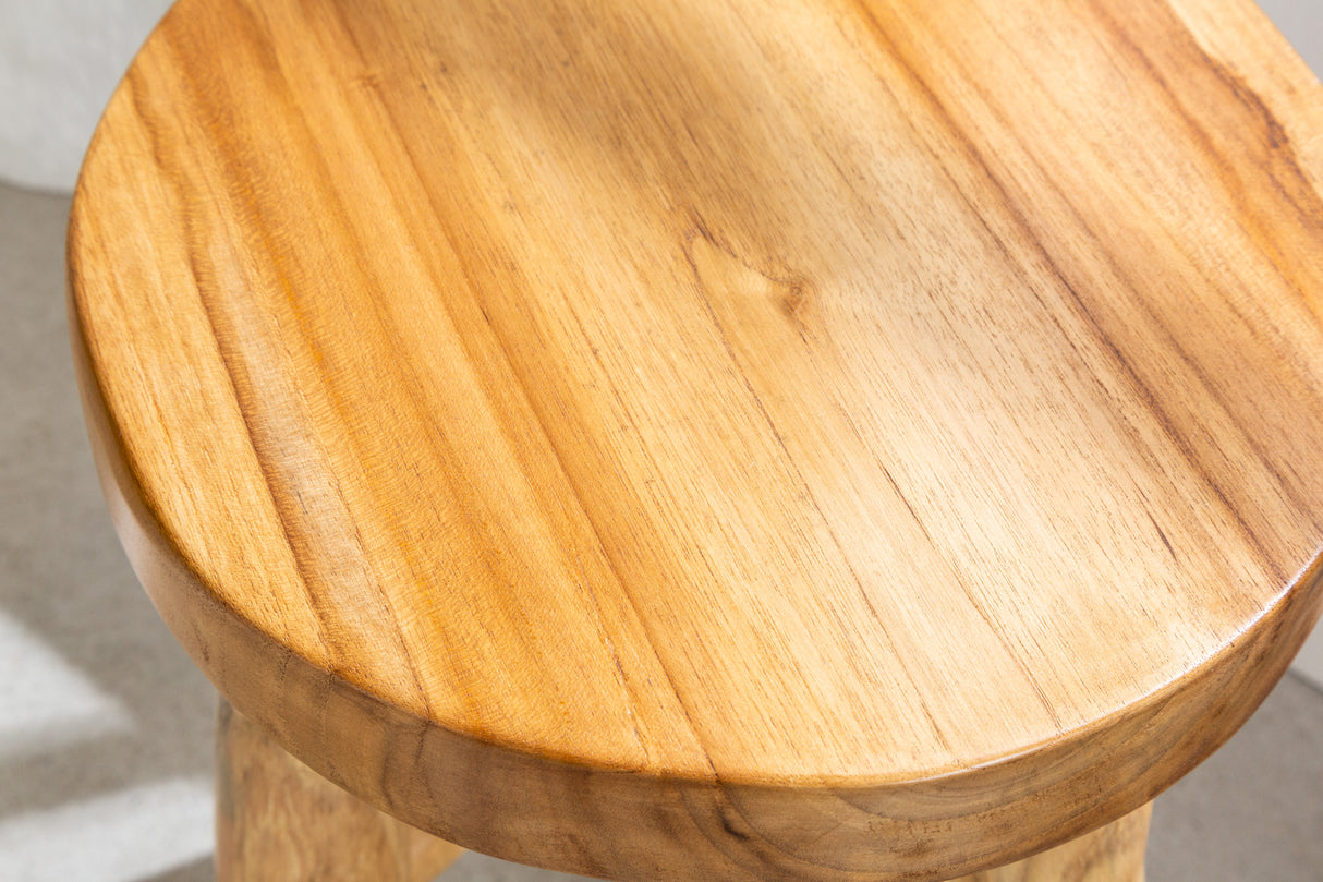 Stool BALI 45cm teak wood natural