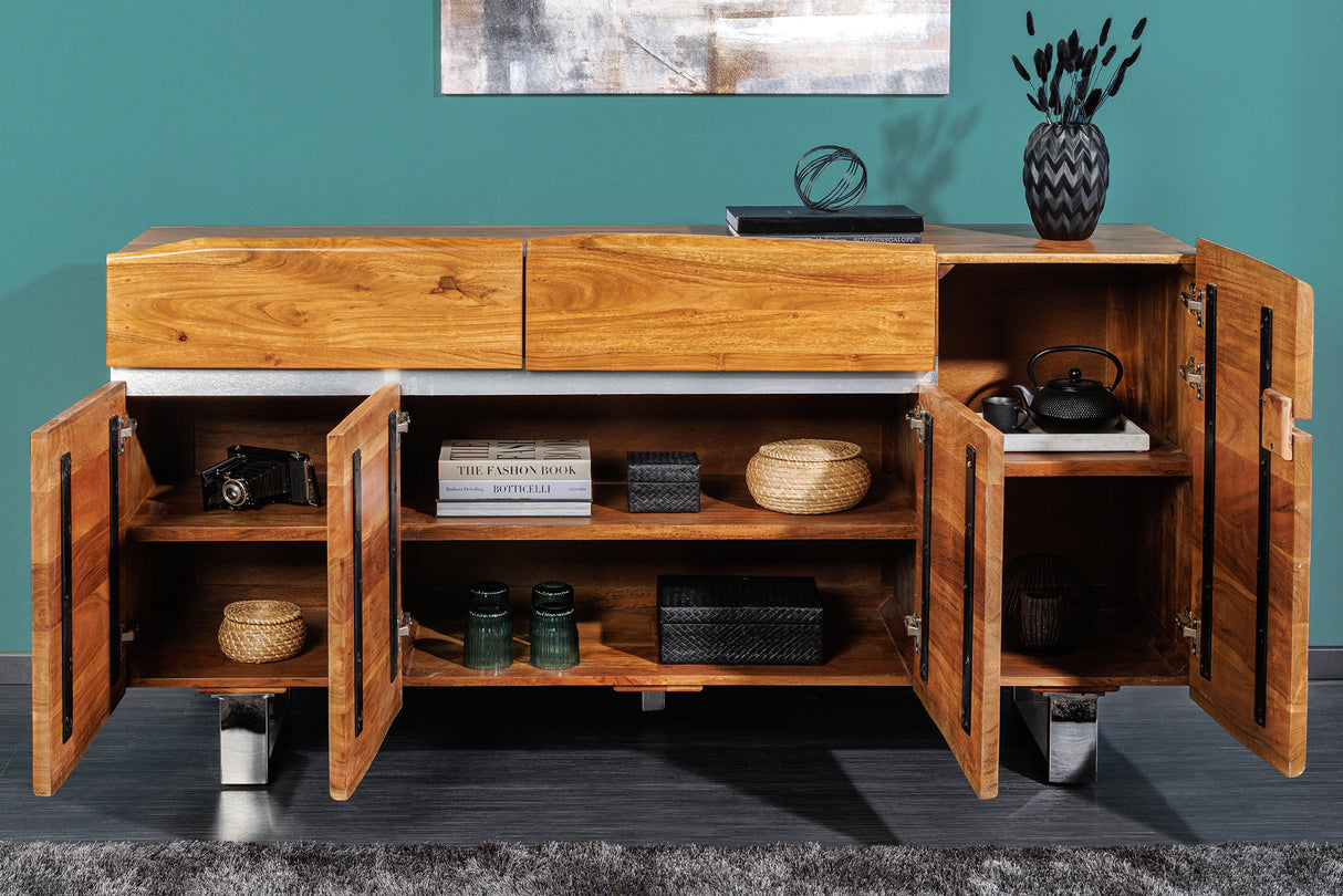 Sideboard MAMMUT 170cm acacia wood honey finish