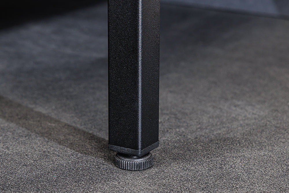 Display cabinet AMSTERDAM 90cm ribbed glass black