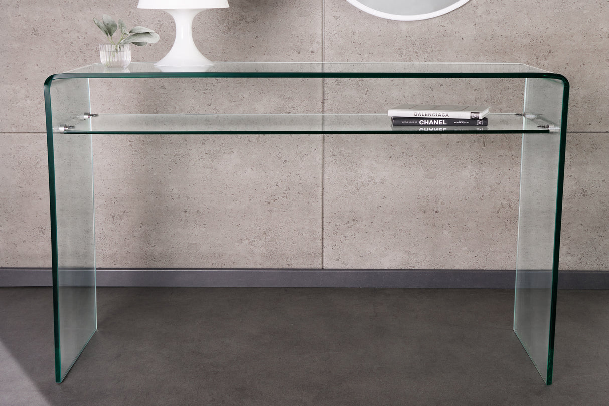 Console FANTOME 100cm 12mm tempered glass