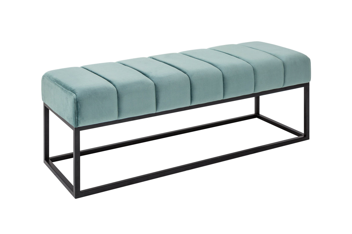Bench PETIT BEAUTE 110cm velvet mint