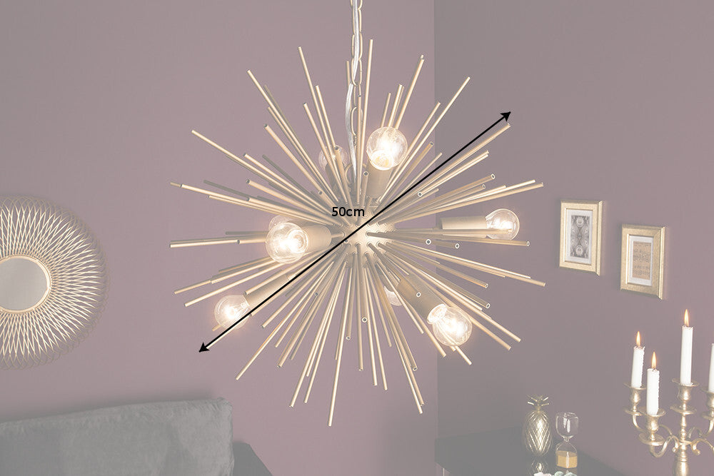Pendant lamp SUNLIGHT 50cm gold