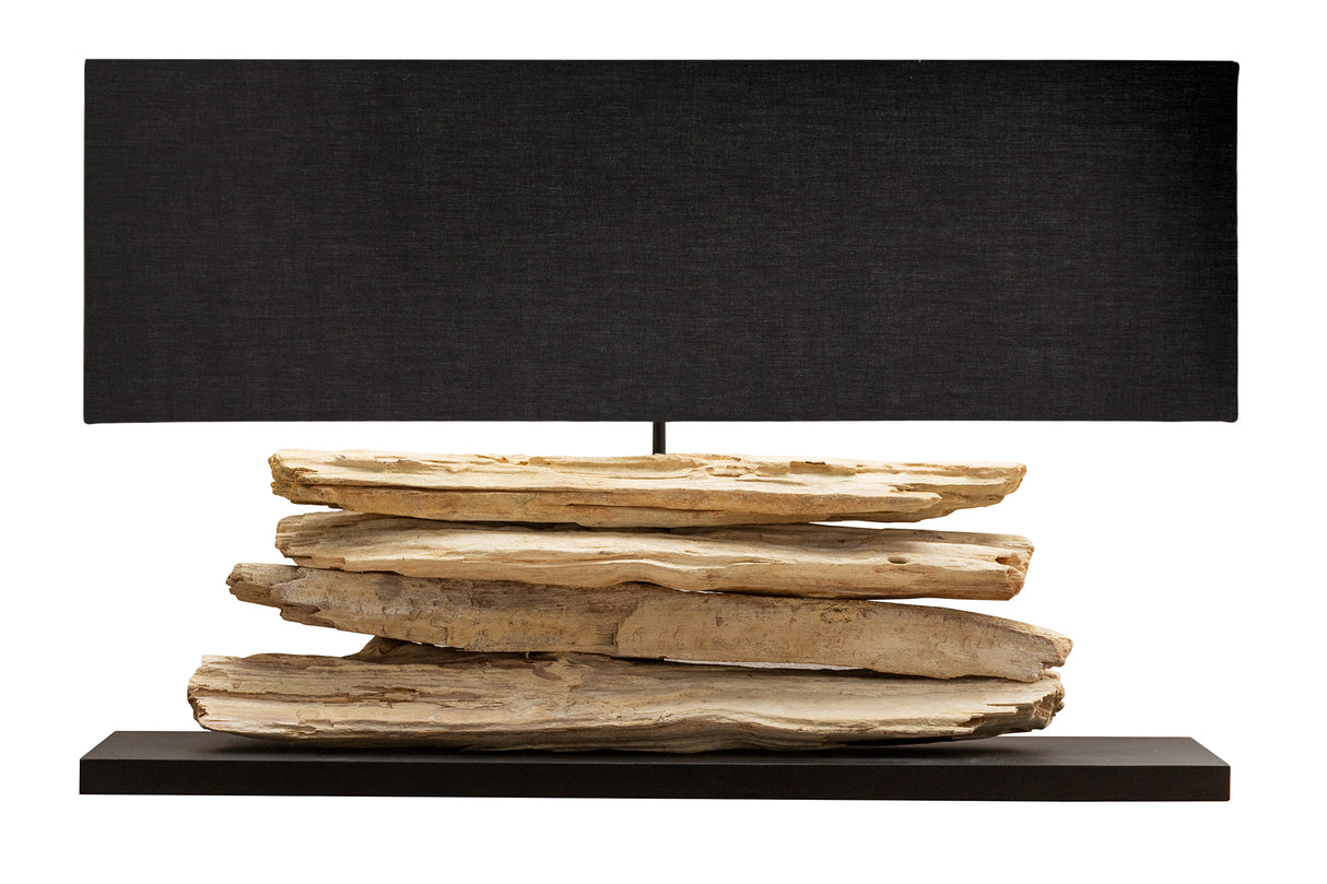 Table lamp RIVERINE driftwood black