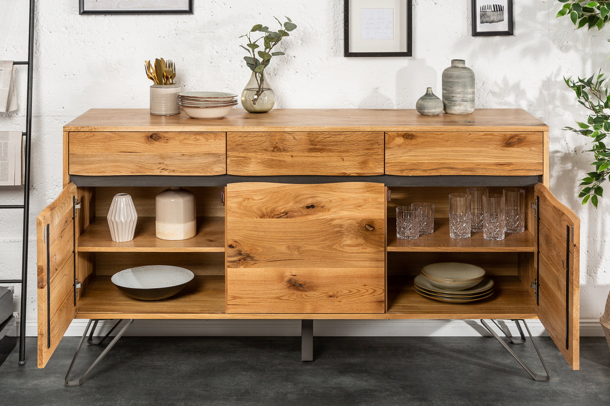 Sideboard LIVING EDGE 160cm Wildeiche
