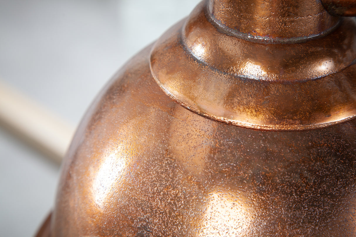 Pendant lamp INDUSTRIAL mottled copper