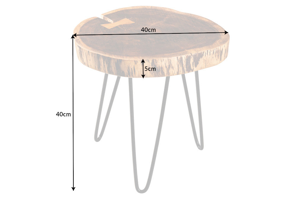 Beistelltisch GOA 40cm Akazie natur